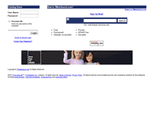 Tablet Screenshot of freemail.7metasearch.com